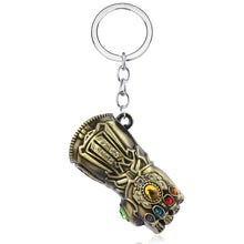 Load image into Gallery viewer, RJ The Avengers 4 Thor Hammer Metal Keychains The Dark World Weapon Iron Man Keyring For Women Movie Fans Jewelry Accessories