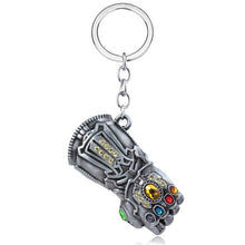 Load image into Gallery viewer, RJ The Avengers 4 Thor Hammer Metal Keychains The Dark World Weapon Iron Man Keyring For Women Movie Fans Jewelry Accessories