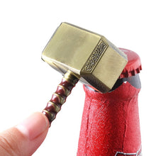 Load image into Gallery viewer, RJ The Avengers 4 Thor Hammer Metal Keychains The Dark World Weapon Iron Man Keyring For Women Movie Fans Jewelry Accessories