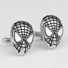 Load image into Gallery viewer, Film Avengers A Letter Logo Cufflinks Superhero Thor Star Wars Flash Deadpool Batman Tie Clips For Men Party Shirt Jewelry