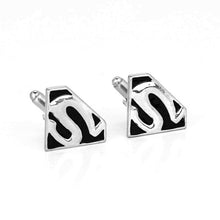 Load image into Gallery viewer, Film Avengers A Letter Logo Cufflinks Superhero Thor Star Wars Flash Deadpool Batman Tie Clips For Men Party Shirt Jewelry