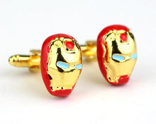 Load image into Gallery viewer, Film Avengers A Letter Logo Cufflinks Superhero Thor Star Wars Flash Deadpool Batman Tie Clips For Men Party Shirt Jewelry