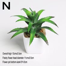 Load image into Gallery viewer, Xuanxiaotong Artificial Mini Plants Vivid Cactus Succulent Home Decoration Bonsai Plant with Vase for Office Table Indoor Plants