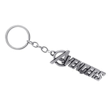 Load image into Gallery viewer, RJ The Avengers 4 Thor Hammer Metal Keychains The Dark World Weapon Iron Man Keyring For Women Movie Fans Jewelry Accessories