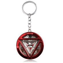 Load image into Gallery viewer, RJ The Avengers 4 Thor Hammer Metal Keychains The Dark World Weapon Iron Man Keyring For Women Movie Fans Jewelry Accessories