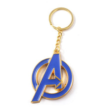 Load image into Gallery viewer, RJ The Avengers 4 Thor Hammer Metal Keychains The Dark World Weapon Iron Man Keyring For Women Movie Fans Jewelry Accessories