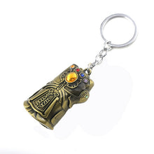 Load image into Gallery viewer, RJ The Avengers 4 Thor Hammer Metal Keychains The Dark World Weapon Iron Man Keyring For Women Movie Fans Jewelry Accessories