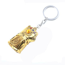 Load image into Gallery viewer, RJ The Avengers 4 Thor Hammer Metal Keychains The Dark World Weapon Iron Man Keyring For Women Movie Fans Jewelry Accessories