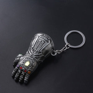 RJ The Avengers 4 Thor Hammer Metal Keychains The Dark World Weapon Iron Man Keyring For Women Movie Fans Jewelry Accessories