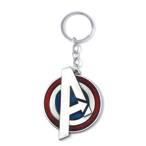 RJ The Avengers 4 Thor Hammer Metal Keychains The Dark World Weapon Iron Man Keyring For Women Movie Fans Jewelry Accessories