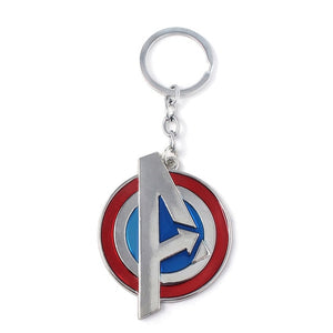 RJ The Avengers 4 Thor Hammer Metal Keychains The Dark World Weapon Iron Man Keyring For Women Movie Fans Jewelry Accessories